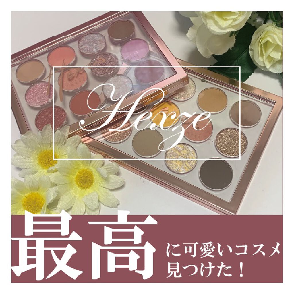 Hexze 12色 アイシャドウパレット プロアイ パレット アイプランナーパレット メイクパレット 高発色/HEXZE(ヘックスゼ)/アイシャドウパレットを使ったクチコミ(1枚目)
