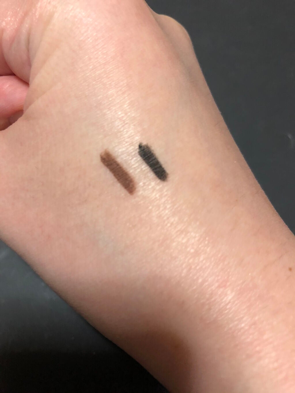 UR GLAM GEL EYELINER/U R GLAM/ジェルアイライナーを使ったクチコミ(2枚目)