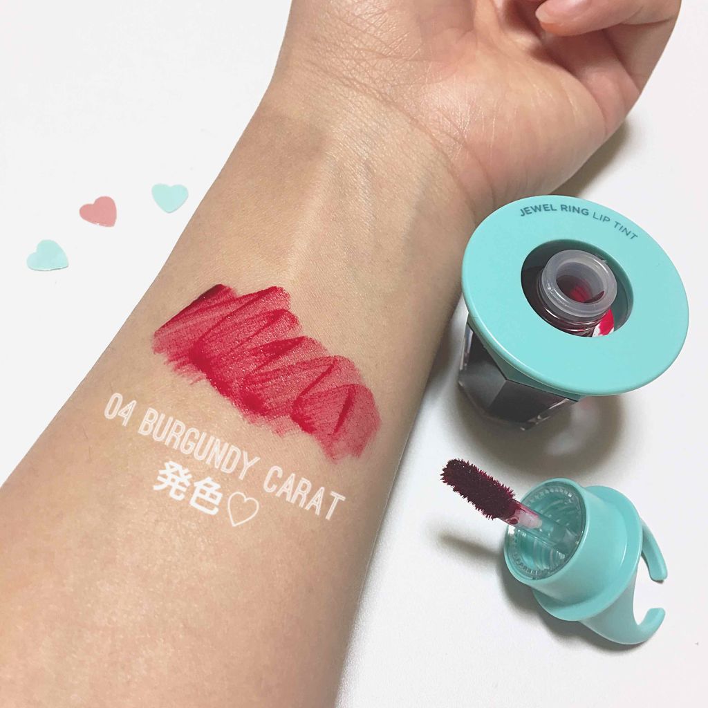 ジュエルリングティント/THE FACE SHOP/リップティントを使ったクチコミ（3枚目）