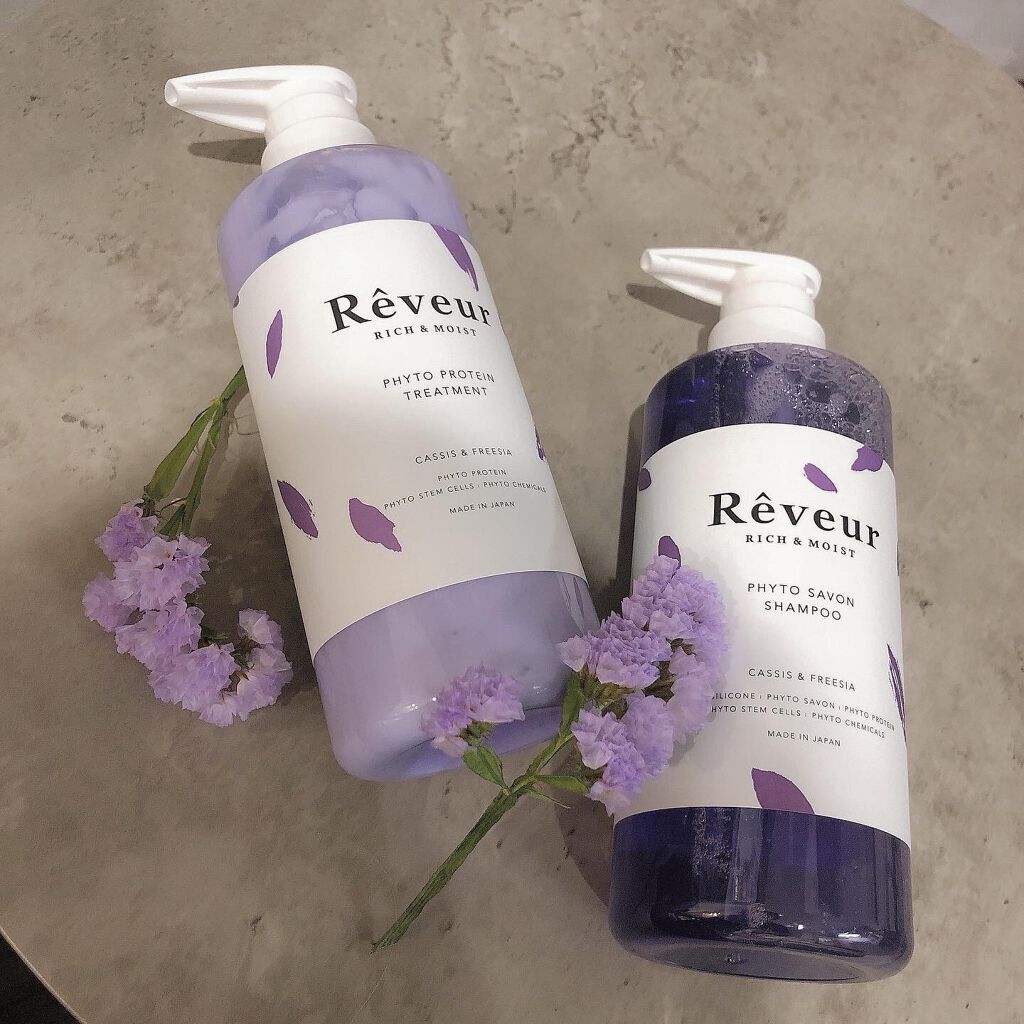 レヴール リッチ＆モイスト シャンプー／トリートメント/Reveur(レヴール)/市販シャンプーを使ったクチコミ（1枚目）