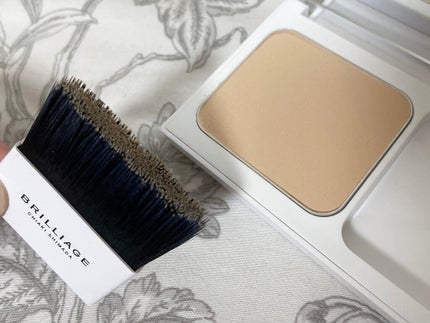 パウダリーファンデーション ソフトシャイニー/ブリリアージュ/パウダーファンデーションを使ったクチコミ(4枚目)