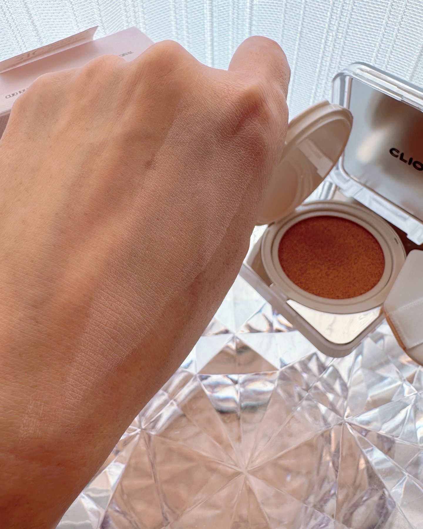 キル カバー ファンウェア クッション ザ オリジナル/CLIO/クッションファンデーションを使ったクチコミ（2枚目）