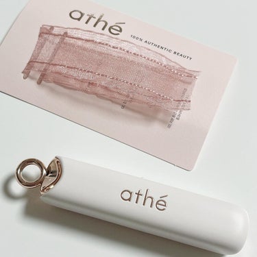 athe AUTHENTIC LIP BALM 09 イノセント/athe/口紅を使ったクチコミ（2枚目）