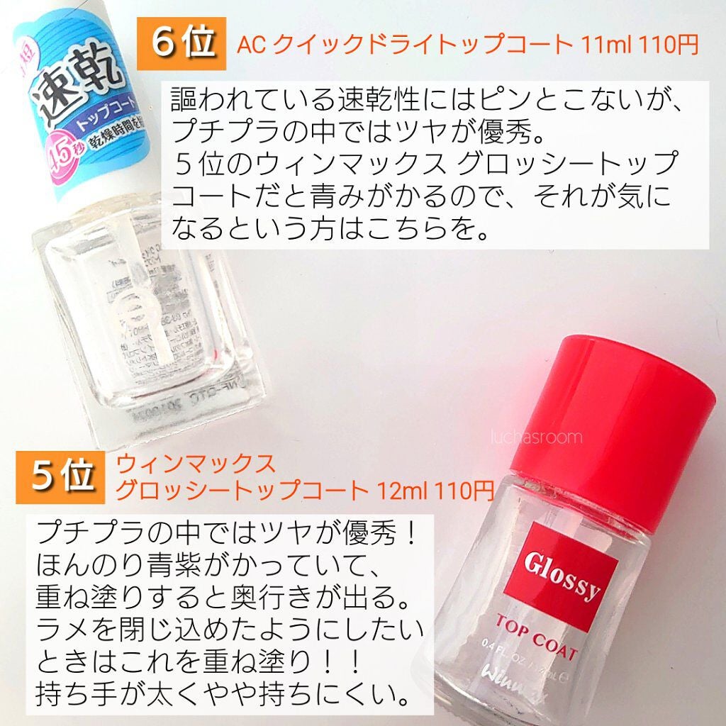 ジェルルック トップコート/D-UP/ネイルトップコートを使ったクチコミ(6枚目)