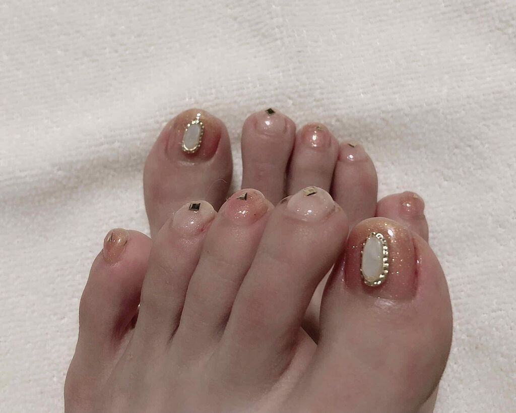 ジェルネイル（ライト対応）/セリア/ジェルネイルを使ったクチコミ（3枚目）