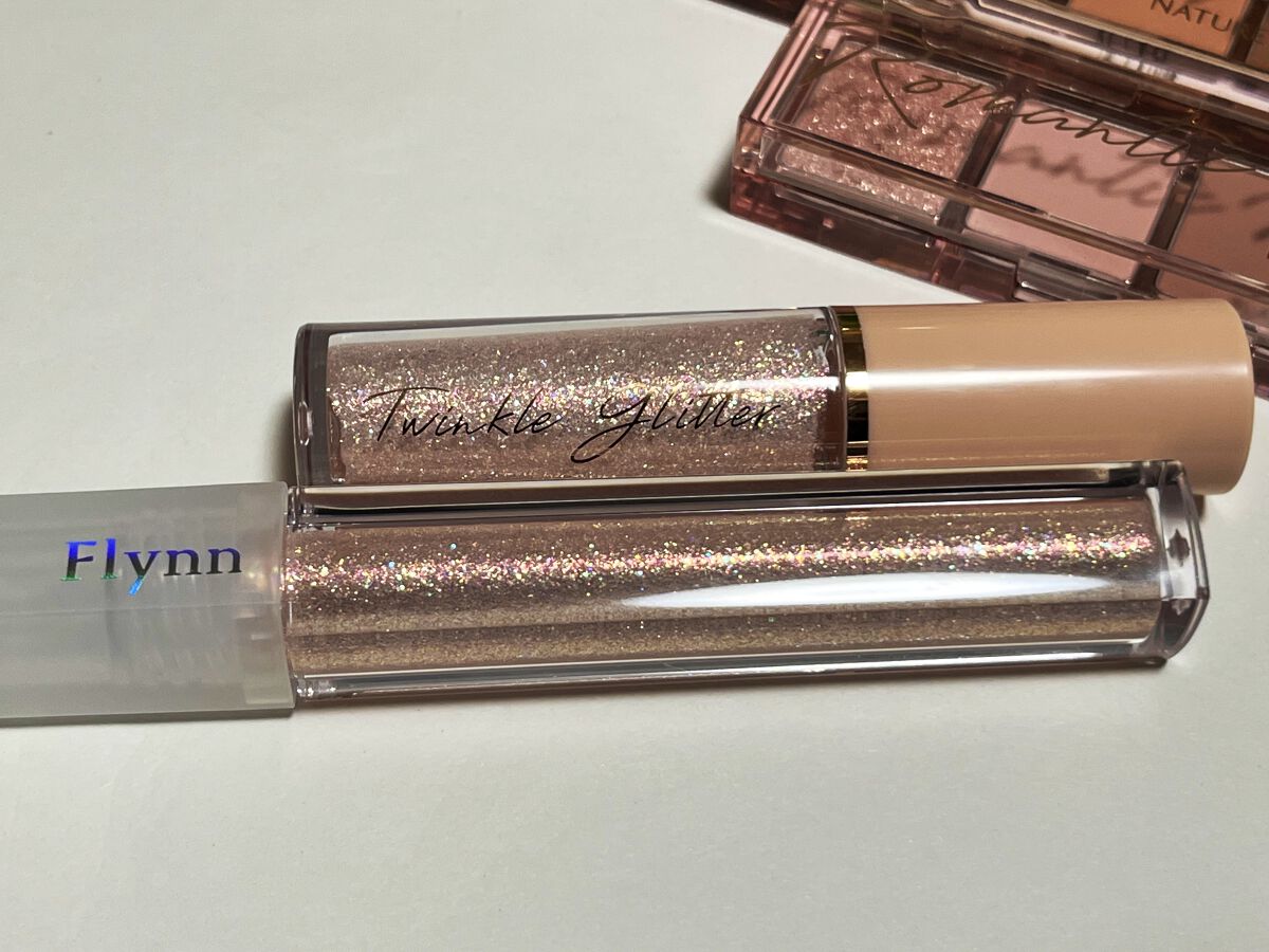 ライトキャッチャーリキッドグリッター 03 ピーチライト/Flynn/グリッターを使ったクチコミ（2枚目）