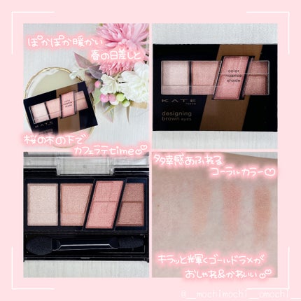 デザイニングブラウンアイズ/KATE/アイシャドウパレットを使ったクチコミ(2枚目)