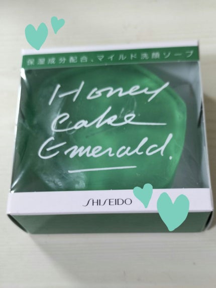 ホネケーキ(エメラルド)NA/SHISEIDO/洗顔石鹸を使ったクチコミ(1枚目)