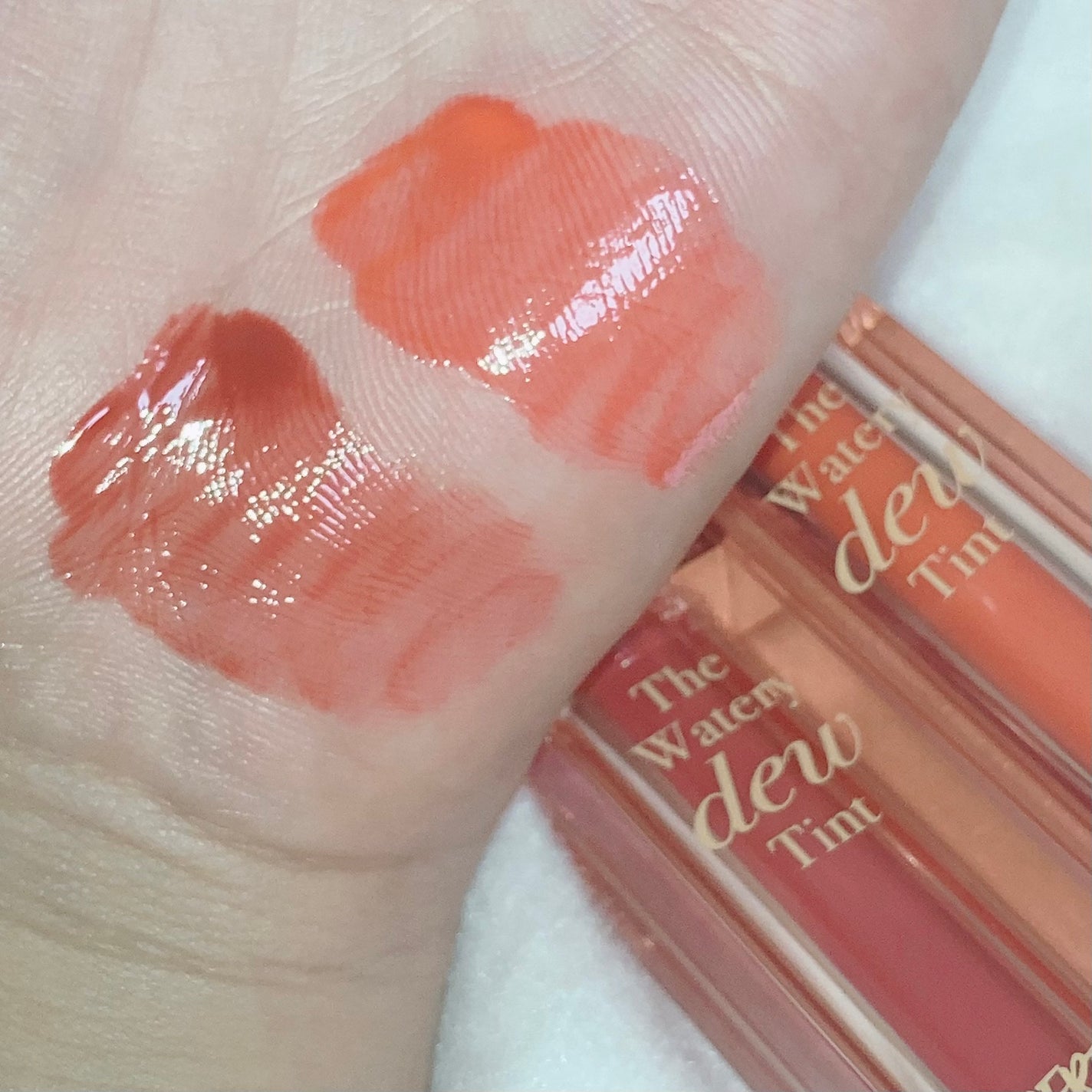 ザ ウォータリーデューティント/MERZY/リップティントを使ったクチコミ(3枚目)