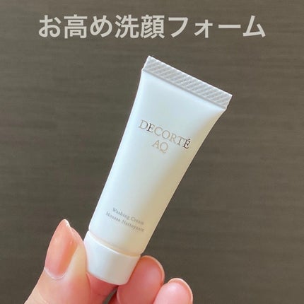 AQ ウォッシング クリーム/DECORTÉ/洗顔フォームを使ったクチコミ(1枚目)