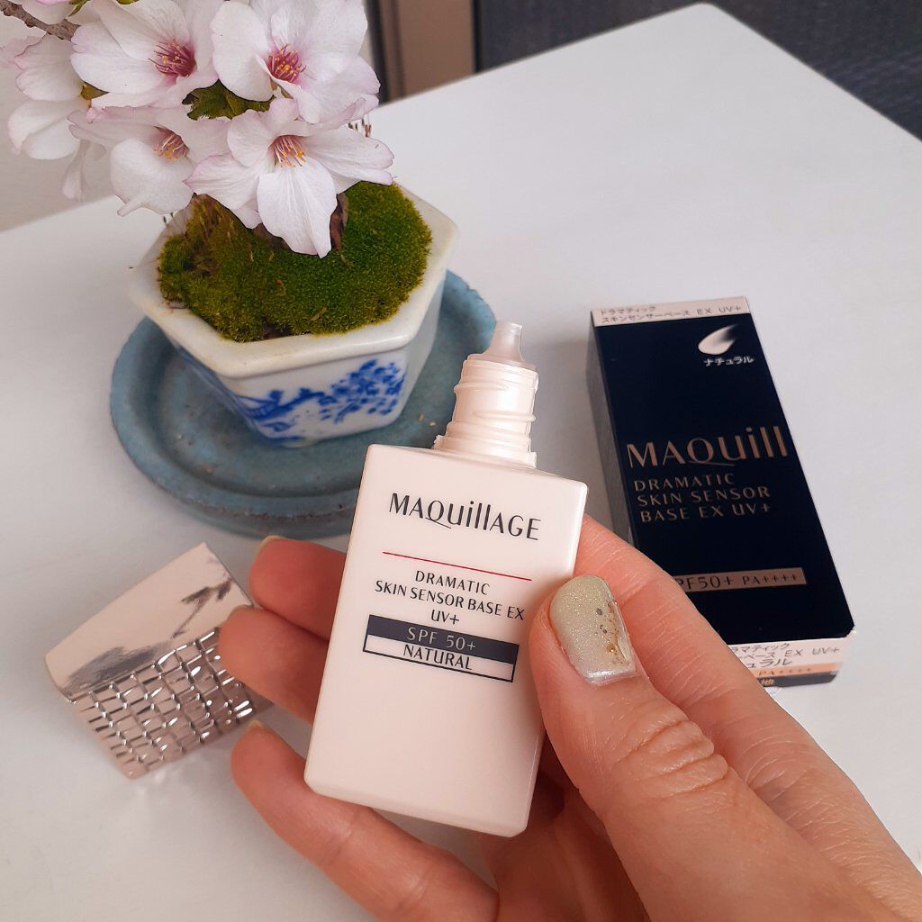 ドラマティックスキンセンサーベース EX UV+/マキアージュ/化粧下地を使ったクチコミ（2枚目）