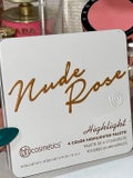 bh cosmetics Nude Rose Highlight 4 Color Highlighter Palette