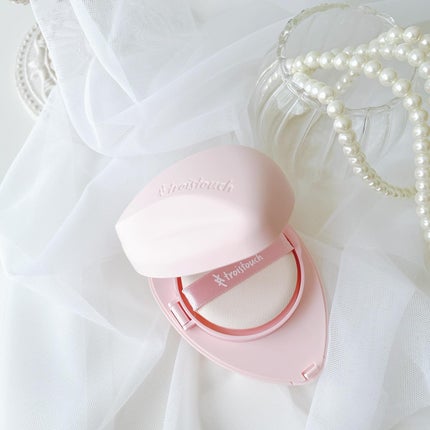 トワタッチ ハートクッション グロウメッシュ/troistouch/クッションファンデーションを使ったクチコミ(2枚目)