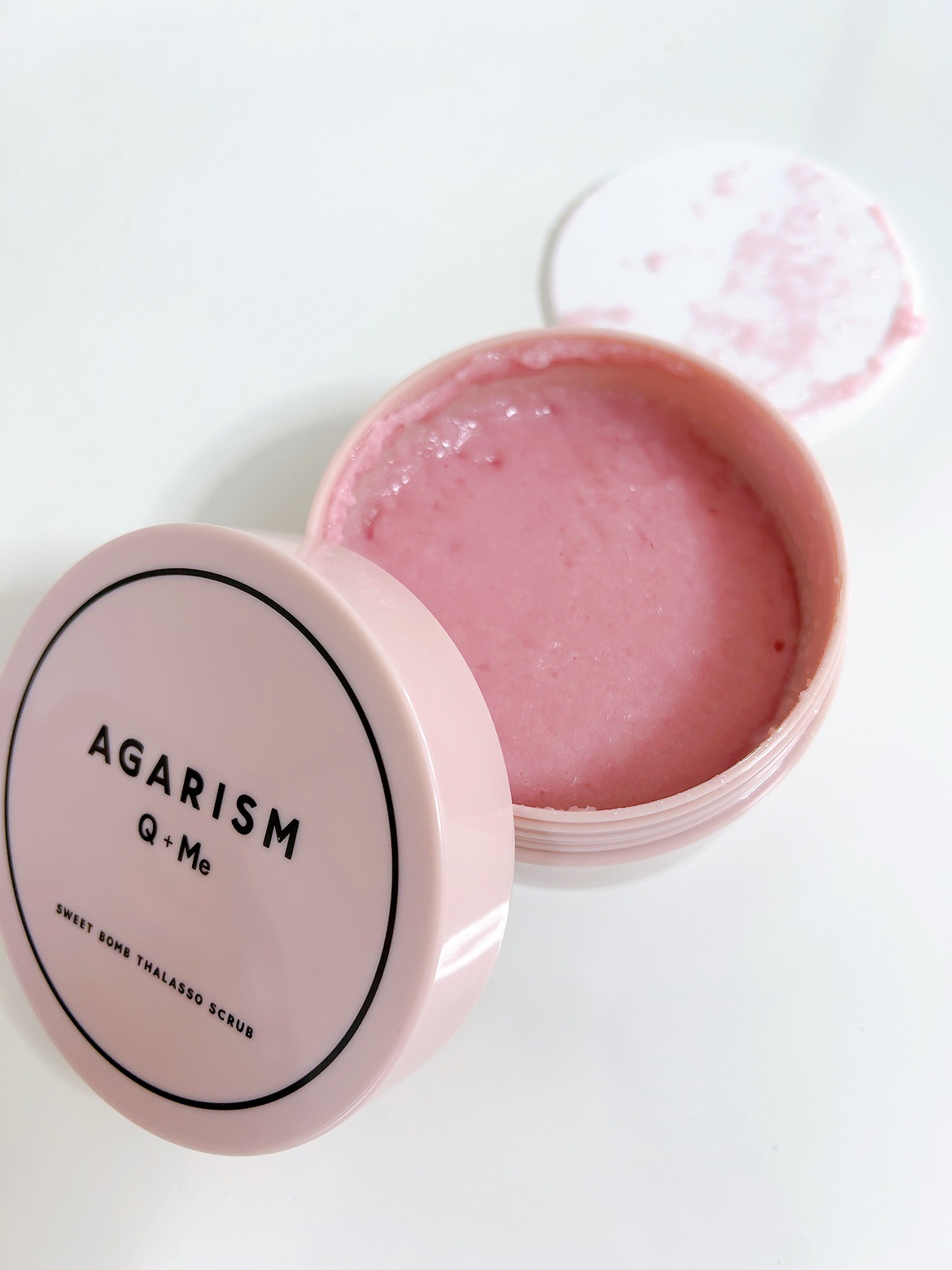 Q+Me スウィート ボム タラソ スクラブ/AGARISM/バストケア・ヒップケアを使ったクチコミ（3枚目）