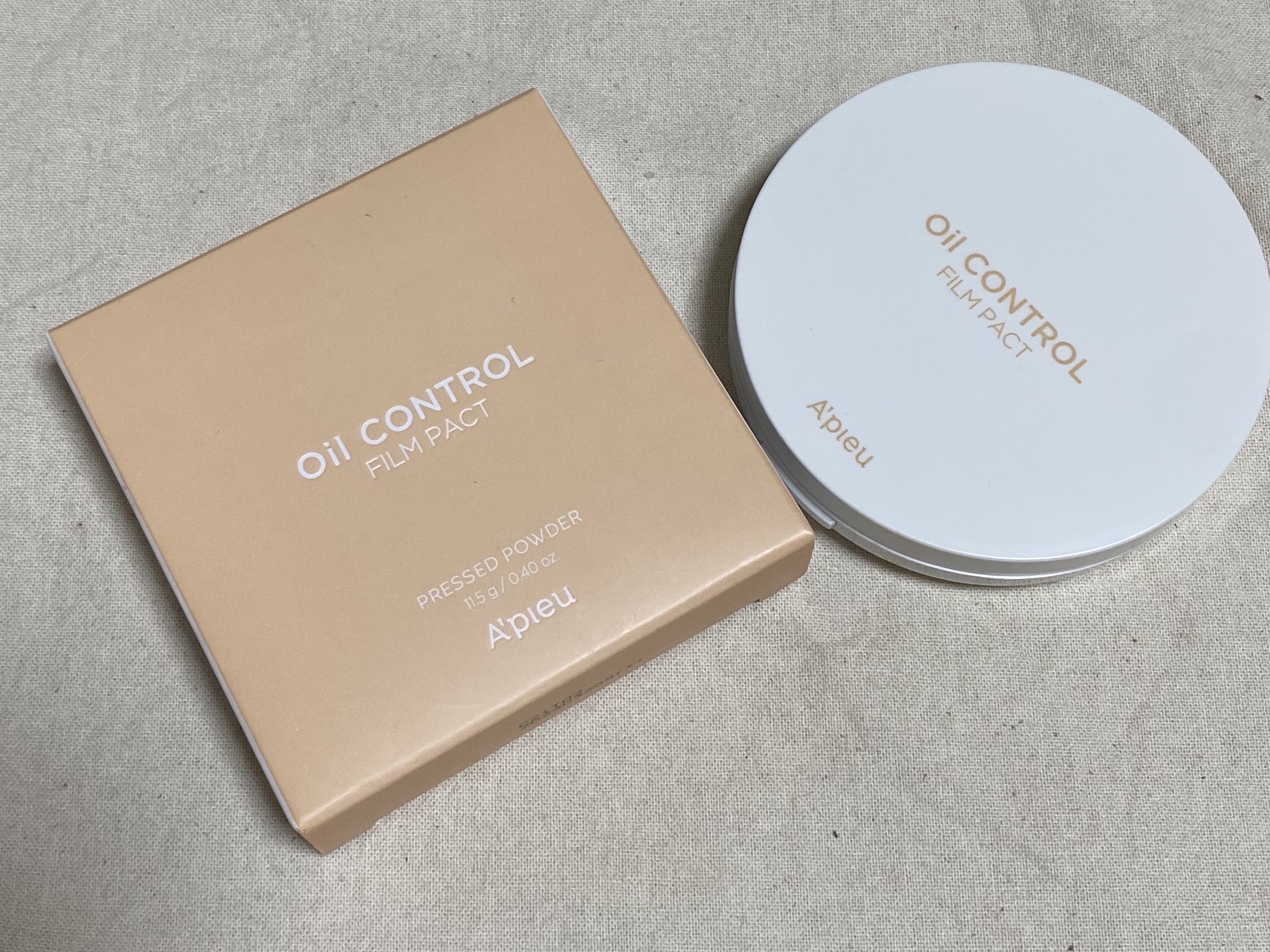 オイルコントロールフィルムパクト/A’pieu/プレストパウダーを使ったクチコミ（1枚目）