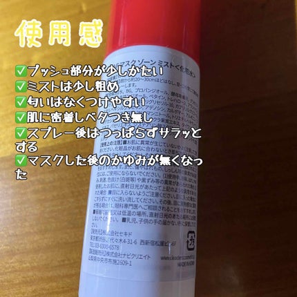 AF マスク ゾーン ミスト/LEADERS/ミスト状化粧水を使ったクチコミ(3枚目)