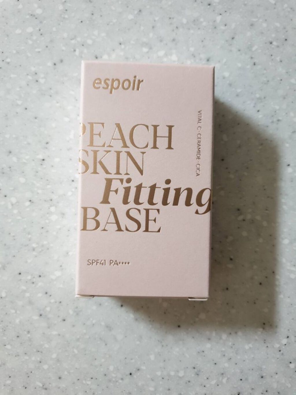 ピーチスキンフィッティングベース/espoir/化粧下地を使ったクチコミ（1枚目）