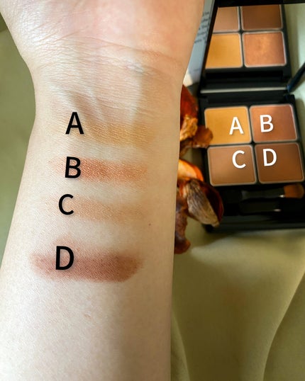 &be パレットアイシャドウ/&be/アイシャドウパレットを使ったクチコミ(4枚目)