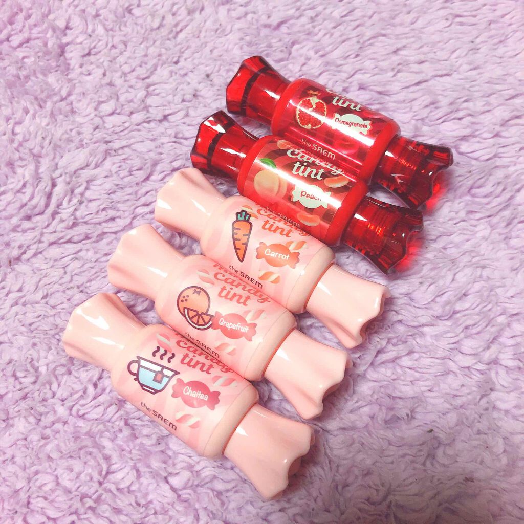ジェリー キャンディー ティント/the SAEM/リップティントを使ったクチコミ（1枚目）