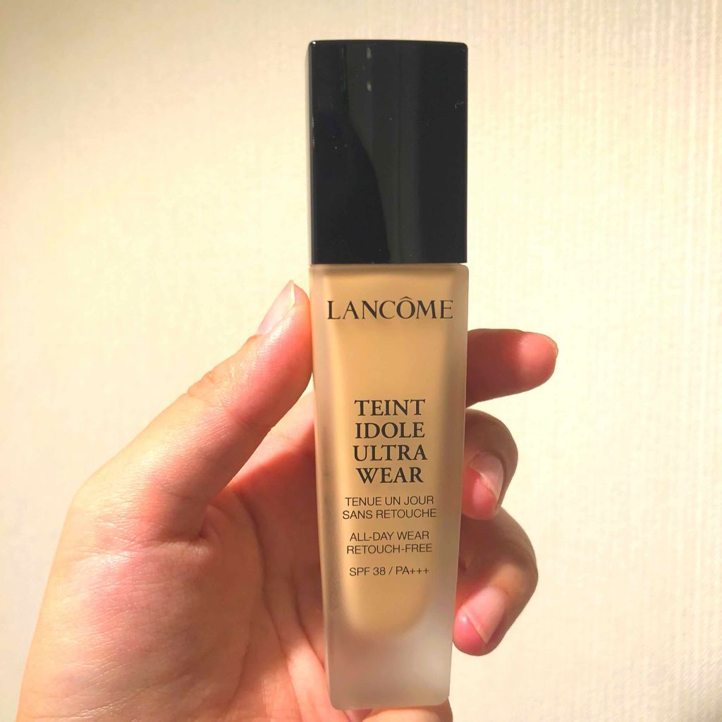 タンイドル ウルトラ ウェア リキッド/LANCOME/リキッドファンデーションを使ったクチコミ（1枚目）