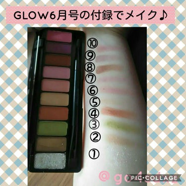 仲良しさんのさや姉(๑˙❥˙๑)ｳﾌからのリクエストで、GLOWの6月号の付録、ミラー＆Wエンドブラシ付き最旬カラー10色パレットでピンクナチュラルメイクをしました😊
※画像は無加工です。

アイフォー