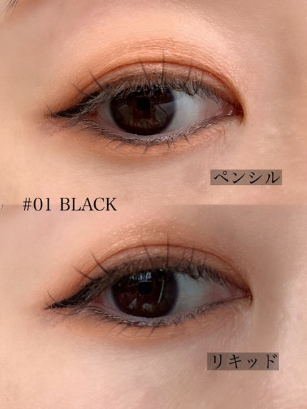 スリムエッジデュアルアイライナー/nobev/リキッドアイライナーを使ったクチコミ(7枚目)
