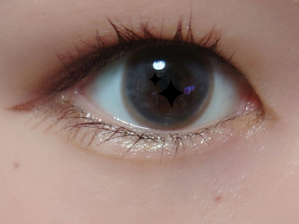 ルイ バイ カラーマジョリティー  ターコイズマーブル/louis by COLOR MAJORITY/カラーコンタクトレンズを使ったクチコミ（2枚目）