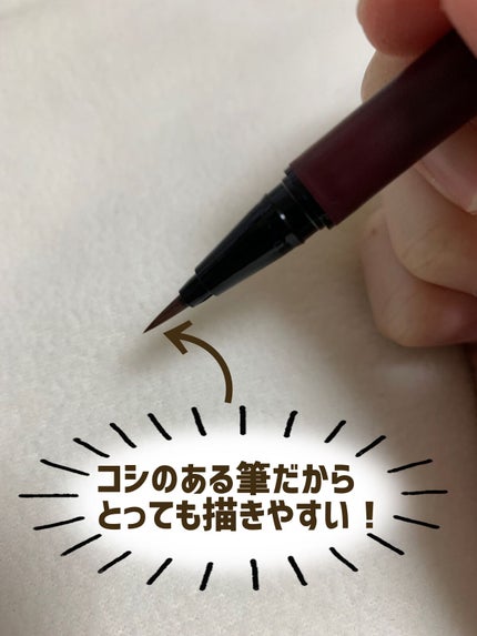 エーメイク マットリキッドアイライナー /A/mAke/リキッドアイライナーを使ったクチコミ(2枚目)