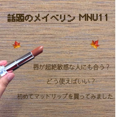 カラーセンセーショナル リップスティック C/MAYBELLINE NEW YORK/口紅を使ったクチコミ（1枚目）