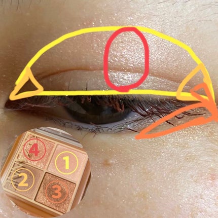 ベージュトーンアイシャドウ/CEZANNE/アイシャドウパレットを使ったクチコミ(3枚目)