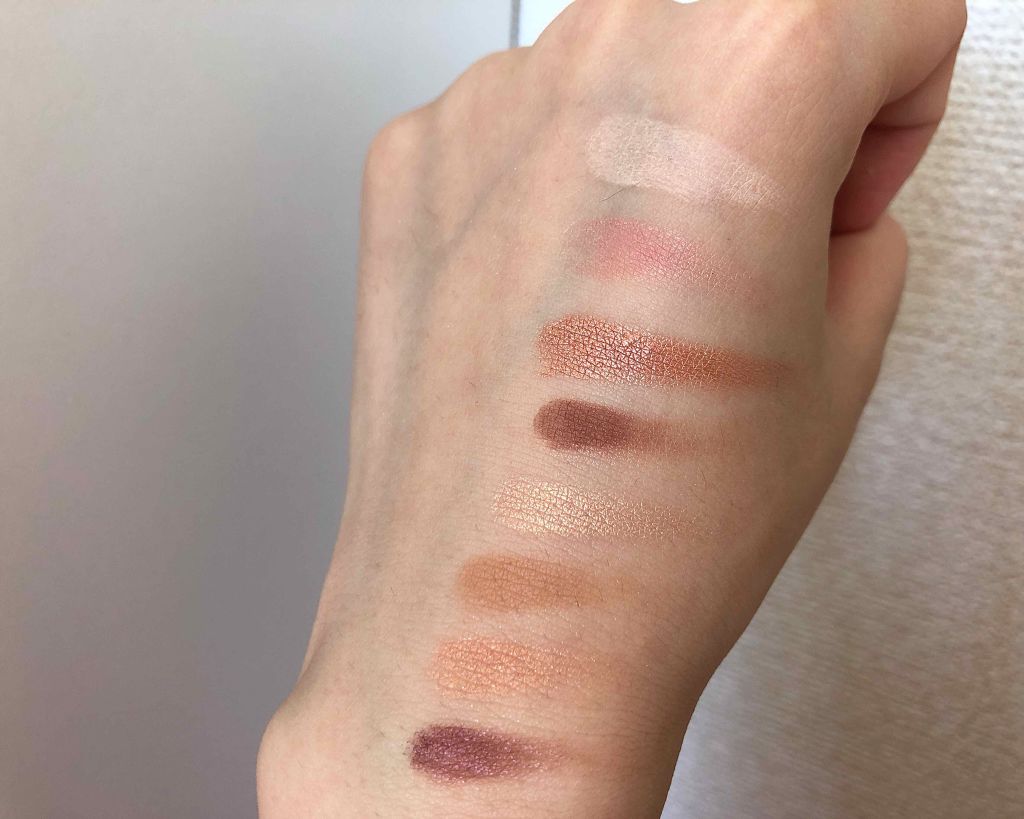 ティックルドピーチ ミニ アイシャドウ パレット/Too Faced/アイシャドウパレットを使ったクチコミ（2枚目）