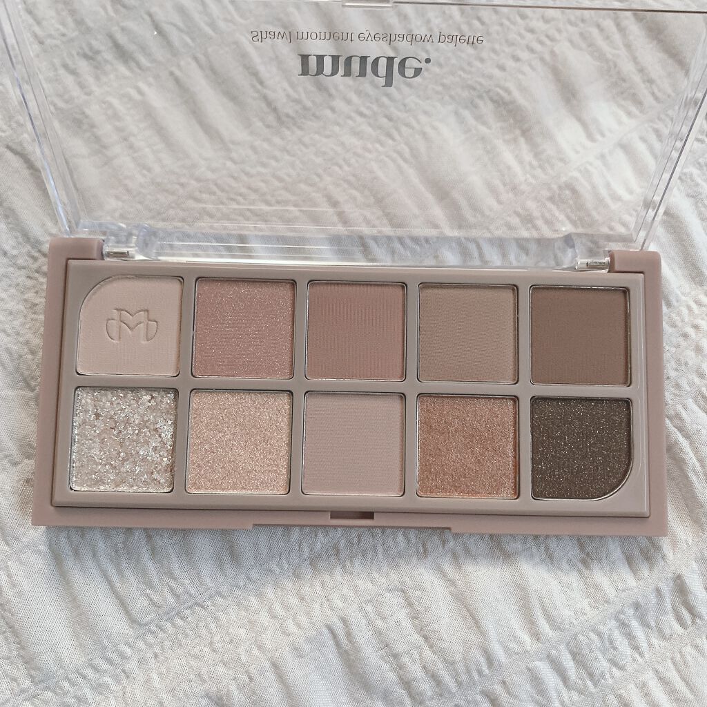 MDショールモーメント アイシャドウパレット/mude./アイシャドウパレットを使ったクチコミ（3枚目）