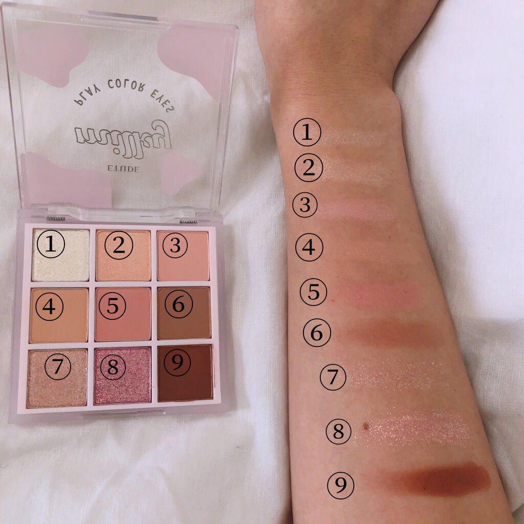 プレイカラーアイズ ≪ミルキーコレクション≫/ETUDE/アイシャドウパレットを使ったクチコミ（3枚目）