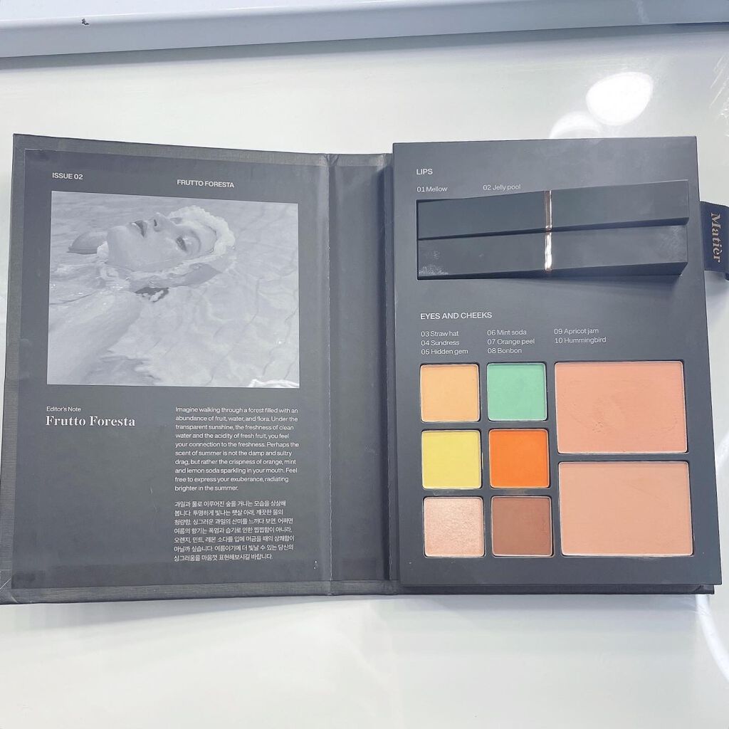 Makeup Book Issue  メイクアップブックイッシュ No. 02 フルートフォレスタ/Matièr/メイクアップキットを使ったクチコミ（2枚目）