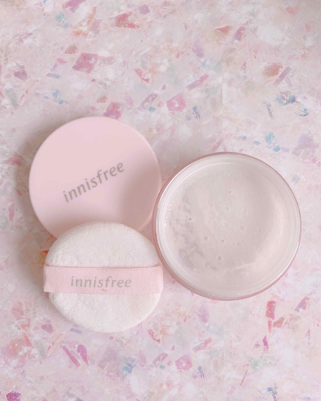 チェリーブロッサム ノーセバム ミネラルパウダー 2020 Jeju Color Picker/innisfree/ルースパウダーを使ったクチコミ(2枚目)