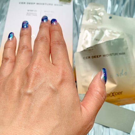 ディープモイスチャー マスク (ケアクリーム付き)/cerXcer/シートマスク・パックを使ったクチコミ(9枚目)