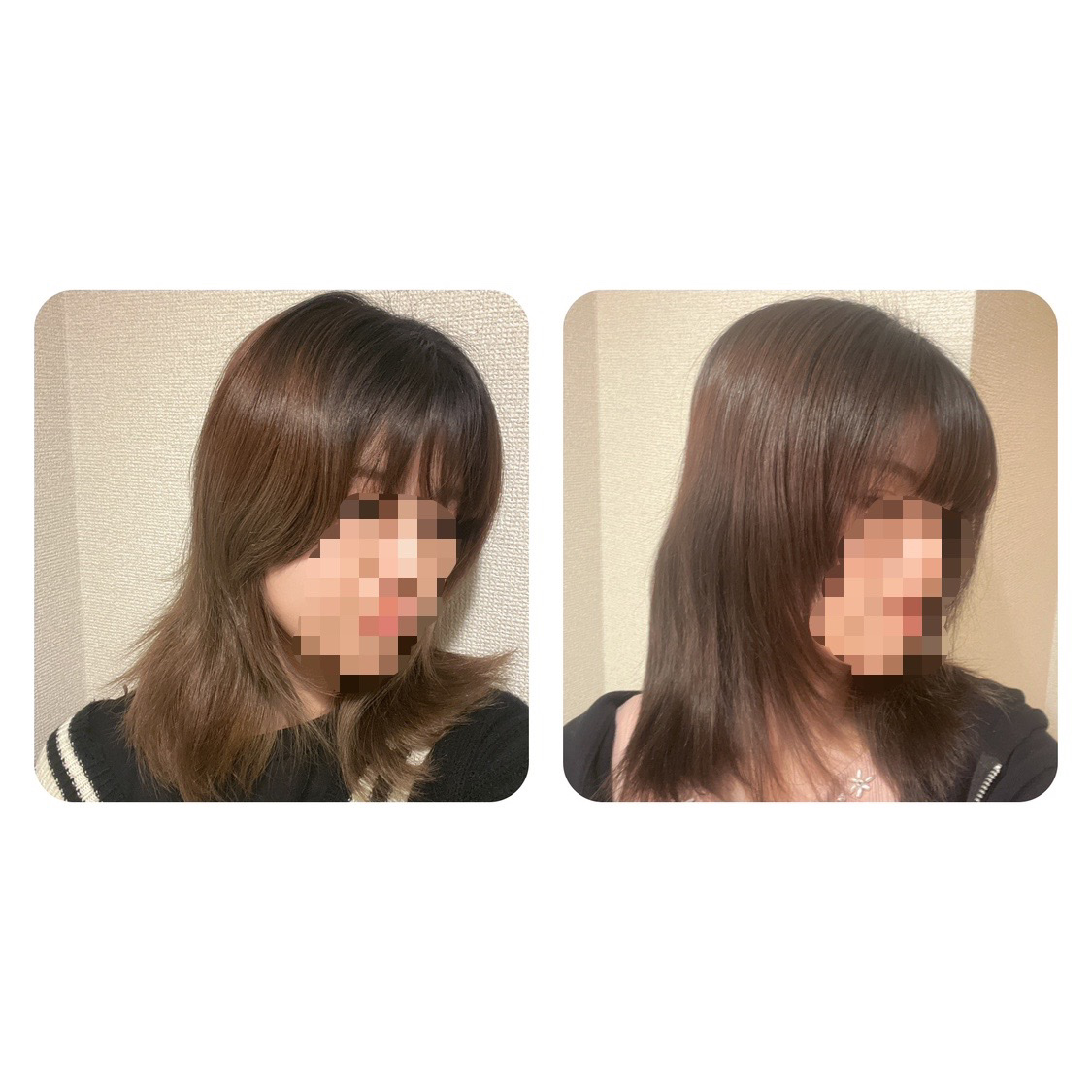 泡カラー ダークショコラ/リーゼ/ヘアカラーを使ったクチコミ（2枚目）