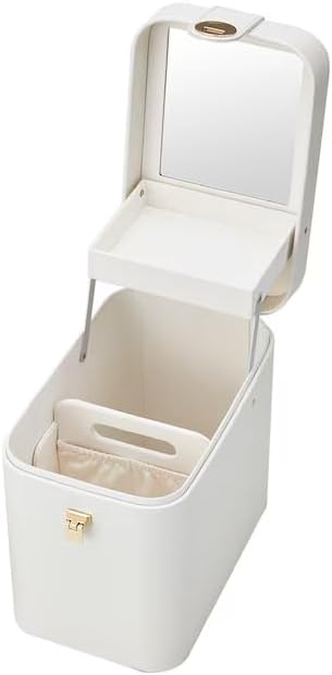 試してみた】ニトリ ミラー・ケース付きコスメボックス(JW1219 NH04)の