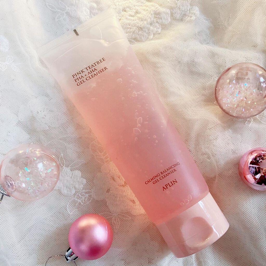 ピンクティーツリージェルクレンザー/APLIN/その他洗顔料を使ったクチコミ(4枚目)