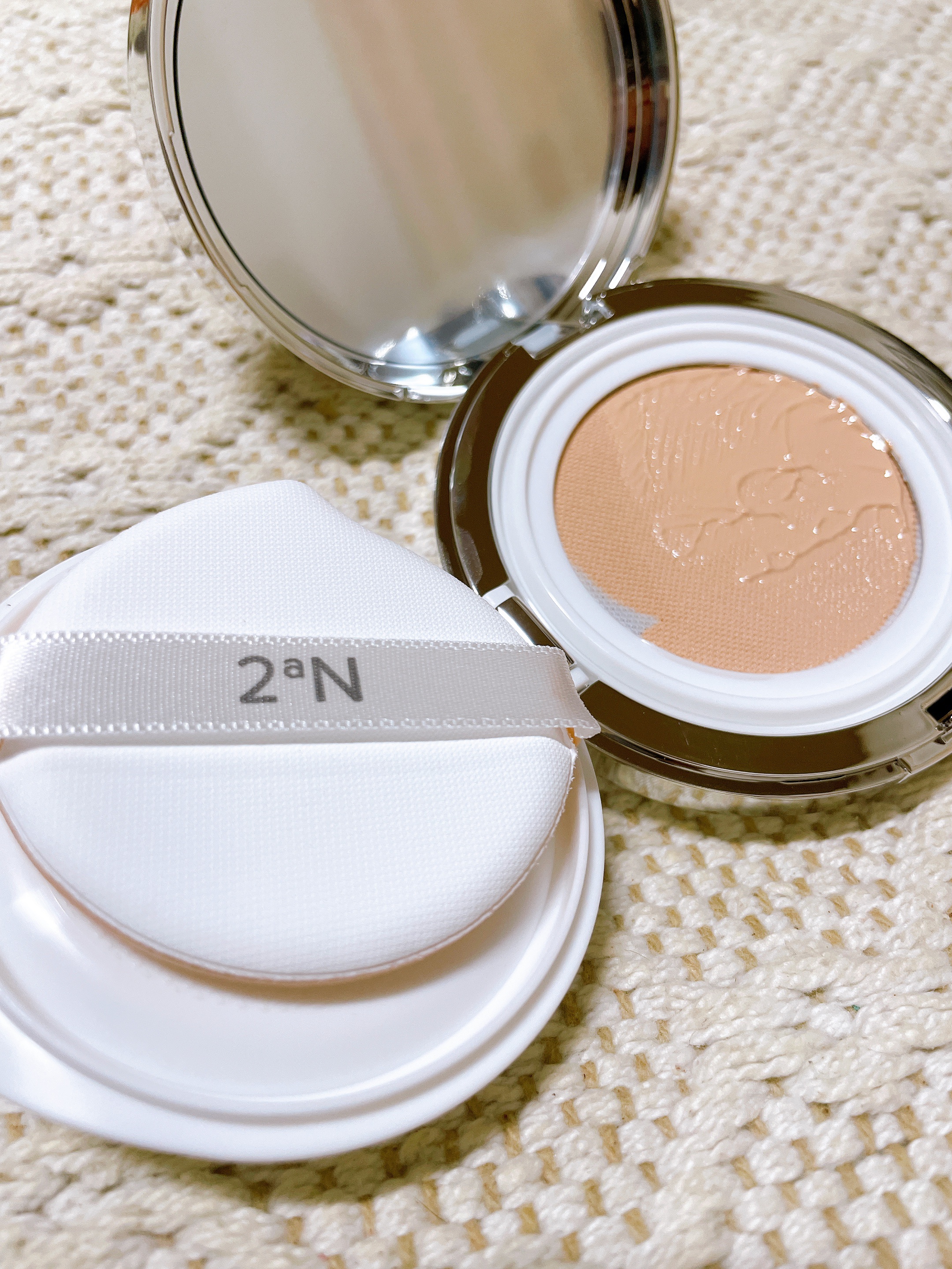 グリーミングテンションパクト/2aN/クリーム・エマルジョンファンデーションを使ったクチコミ（2枚目）