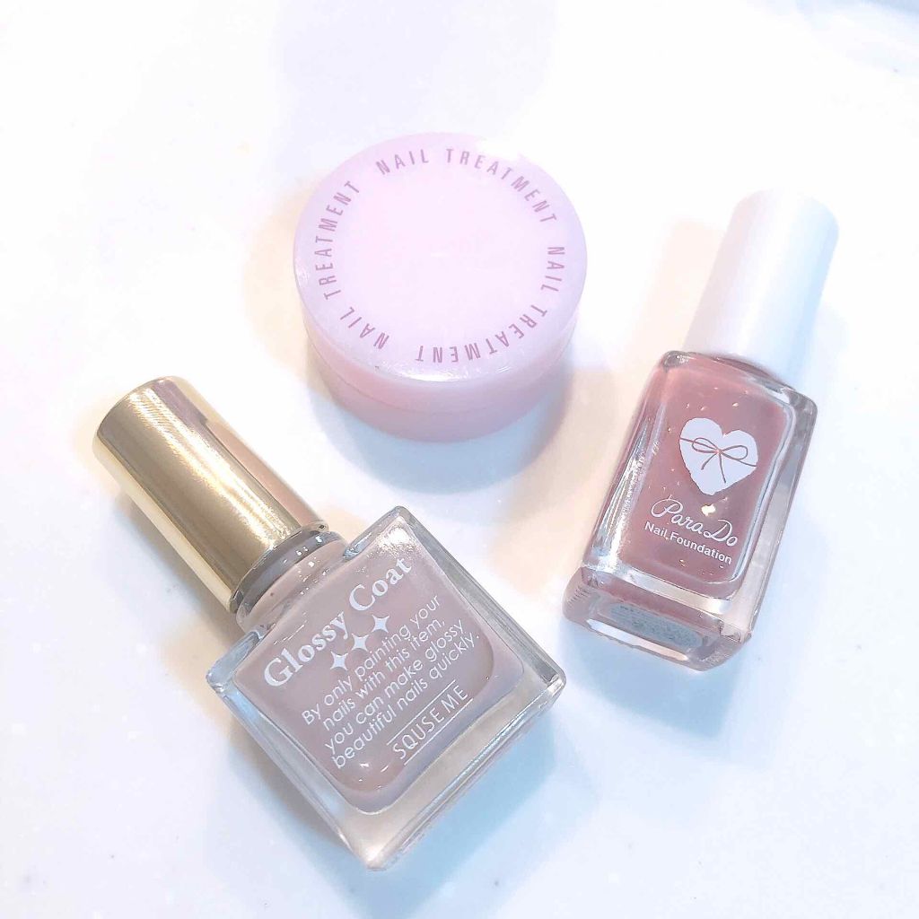 グロッシーコート/スキューズミー/オールインワンネイルを使ったクチコミ（1枚目）