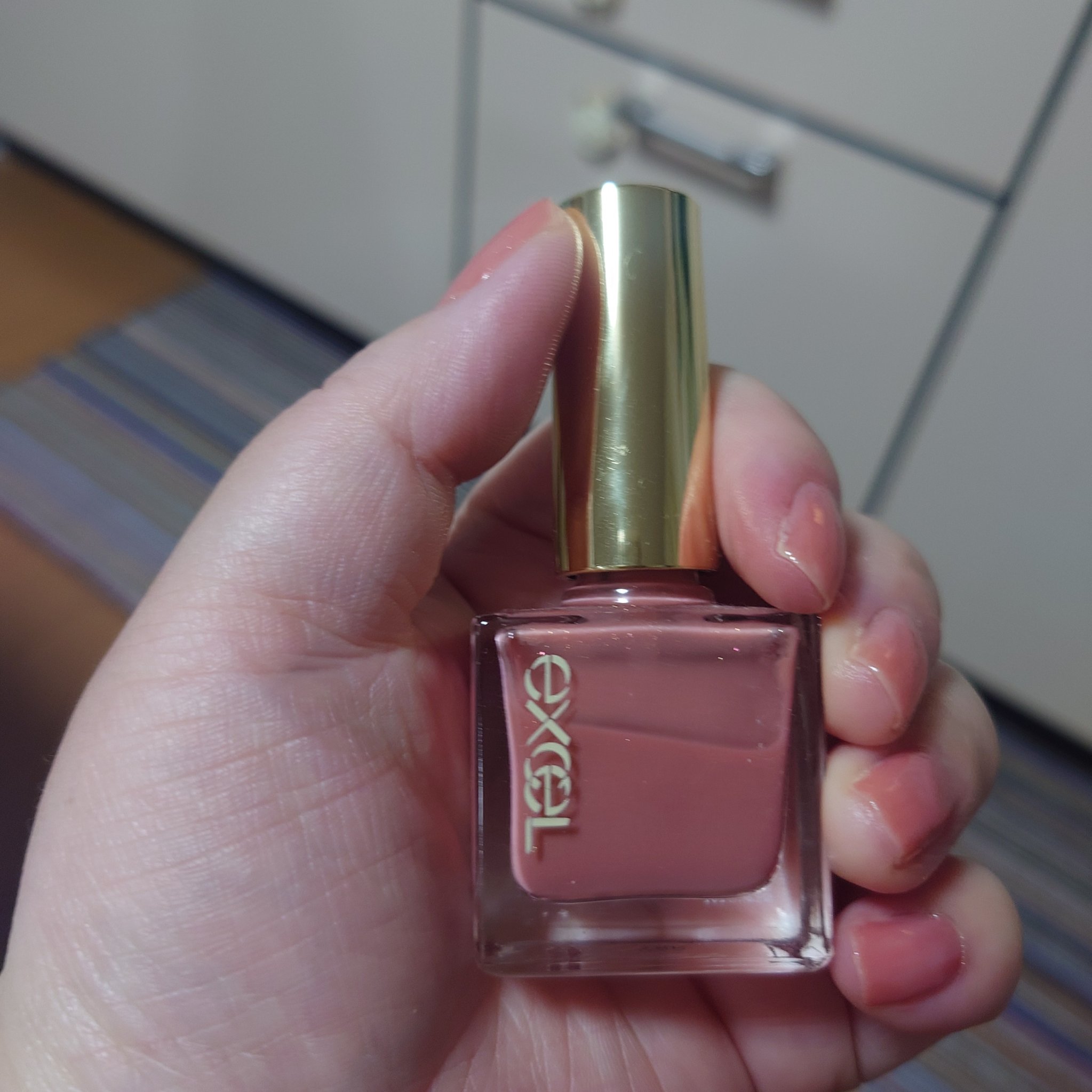 エクセル ネイルポリッシュ N NL41 あまい夢(ルビーピンク)/excel/マニキュアを使ったクチコミ（1枚目）