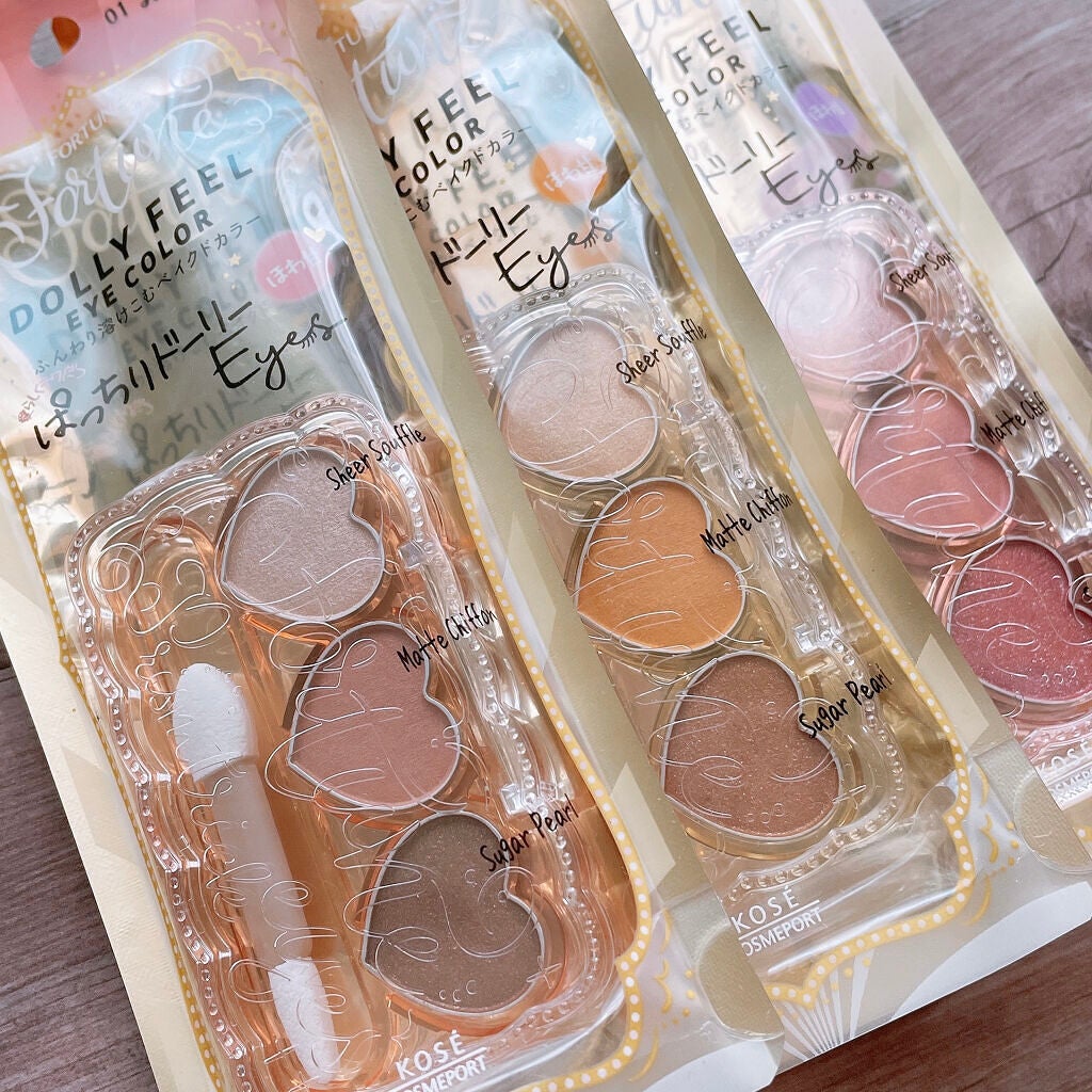 ドーリーフィール アイカラー/フォーチュン/アイシャドウパレットを使ったクチコミ(6枚目)