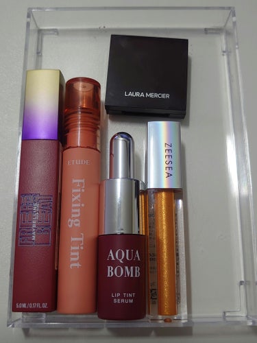 AQUABOMB LIP TINT SERUM/SRICHAND/口紅を使ったクチコミ（1枚目）