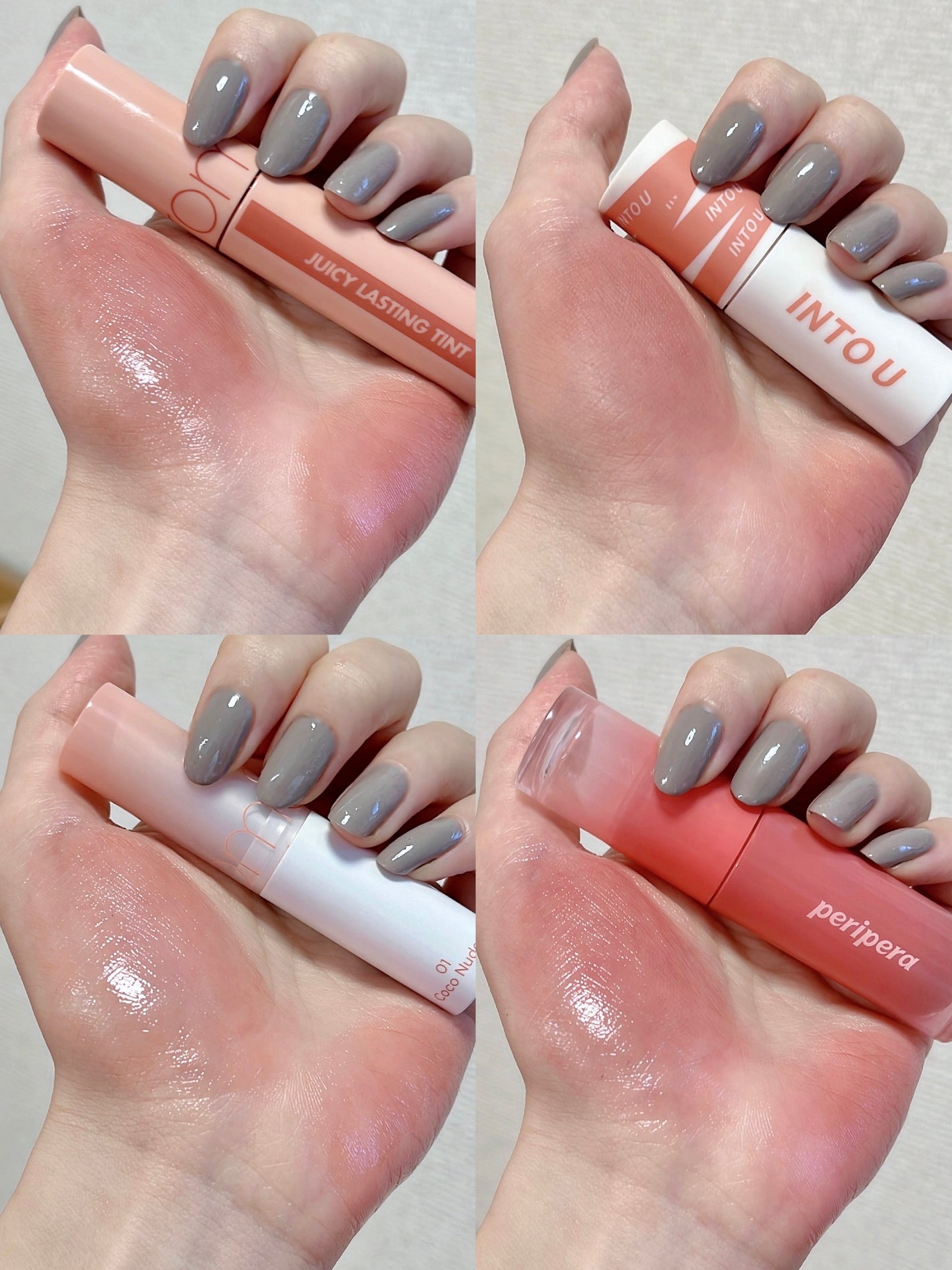 ジューシーラスティングティント/rom&nd/リップティントを使ったクチコミ(7枚目)