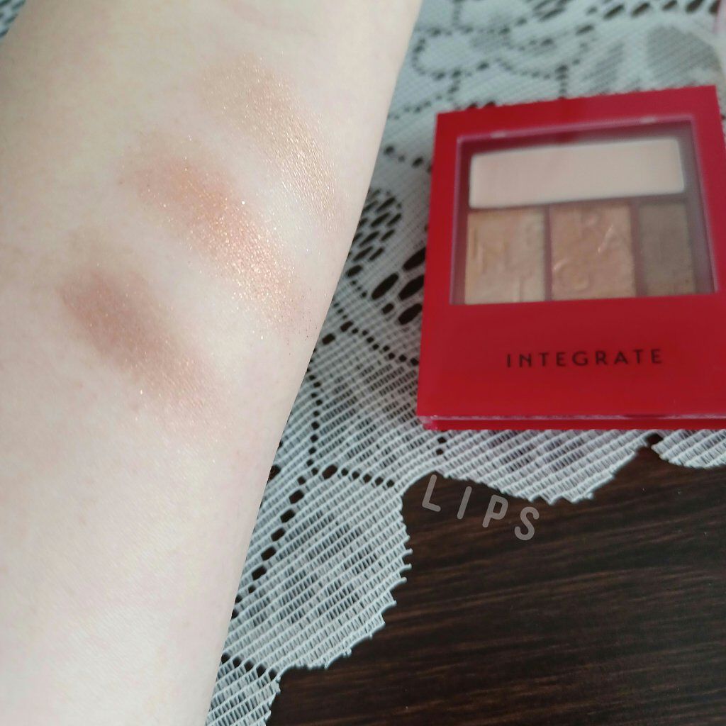アクセントカラーアイズ CC/インテグレート/アイシャドウパレットを使ったクチコミ（2枚目）