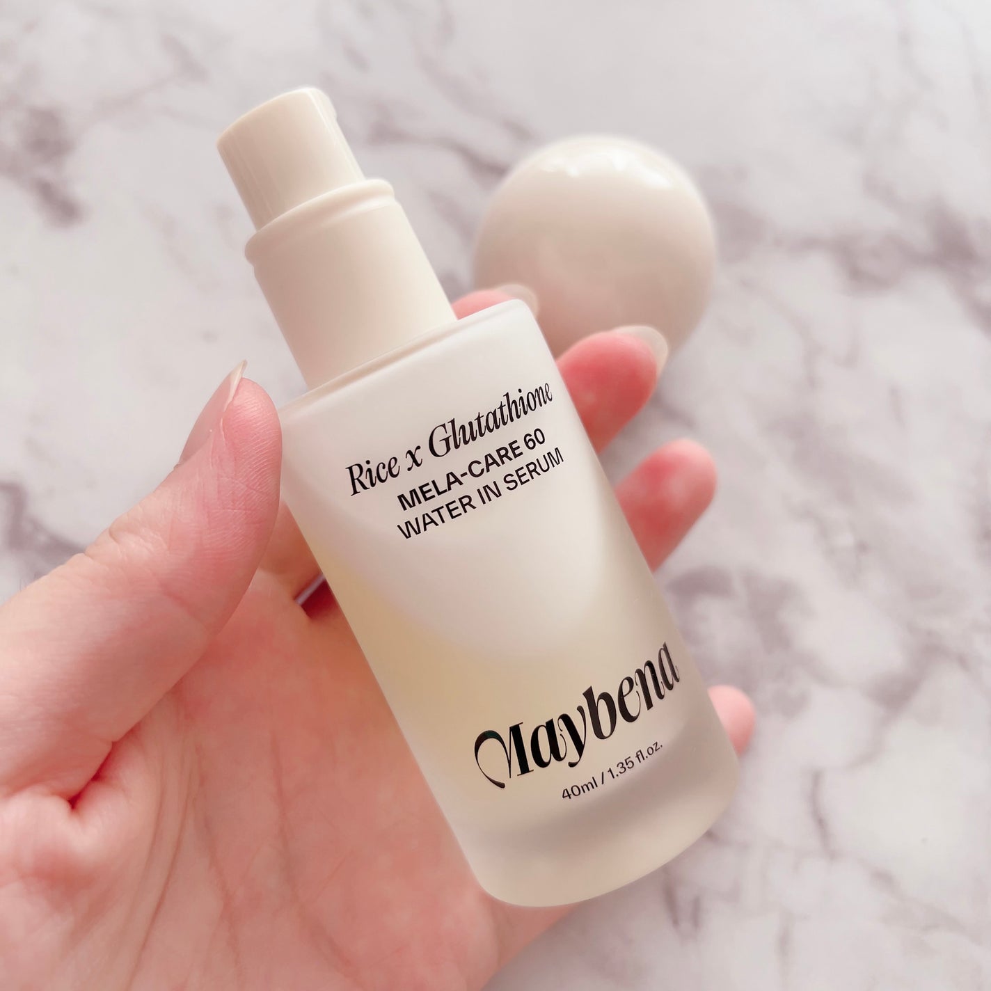 ライスX グルタチオン メラケアー60 ウォーターインセラム/MAYBENA/美容液を使ったクチコミ(2枚目)