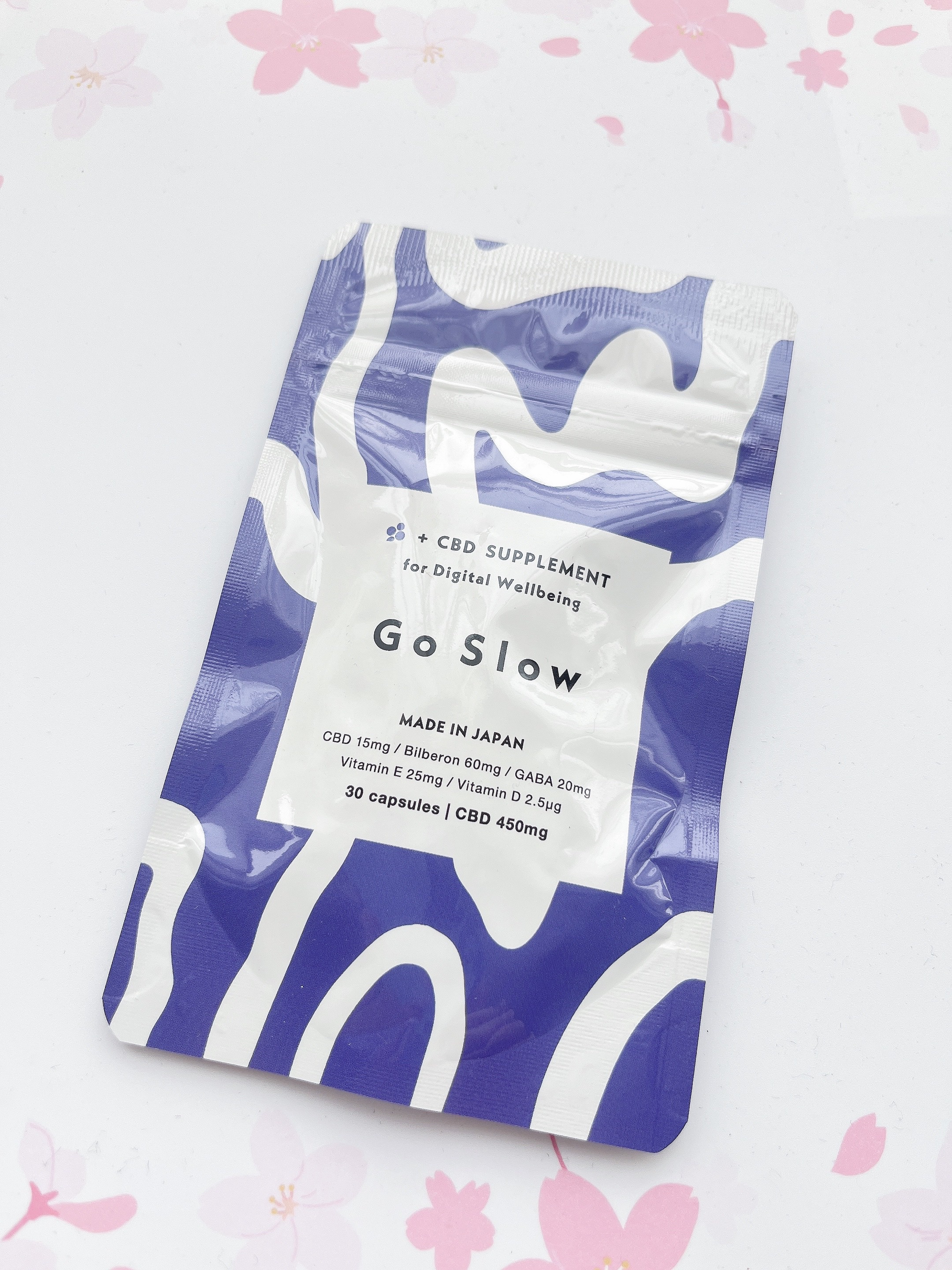 CBDサプリメント for デジタルウェルビーイング/Go Slow/健康サプリメントを使ったクチコミ（1枚目）