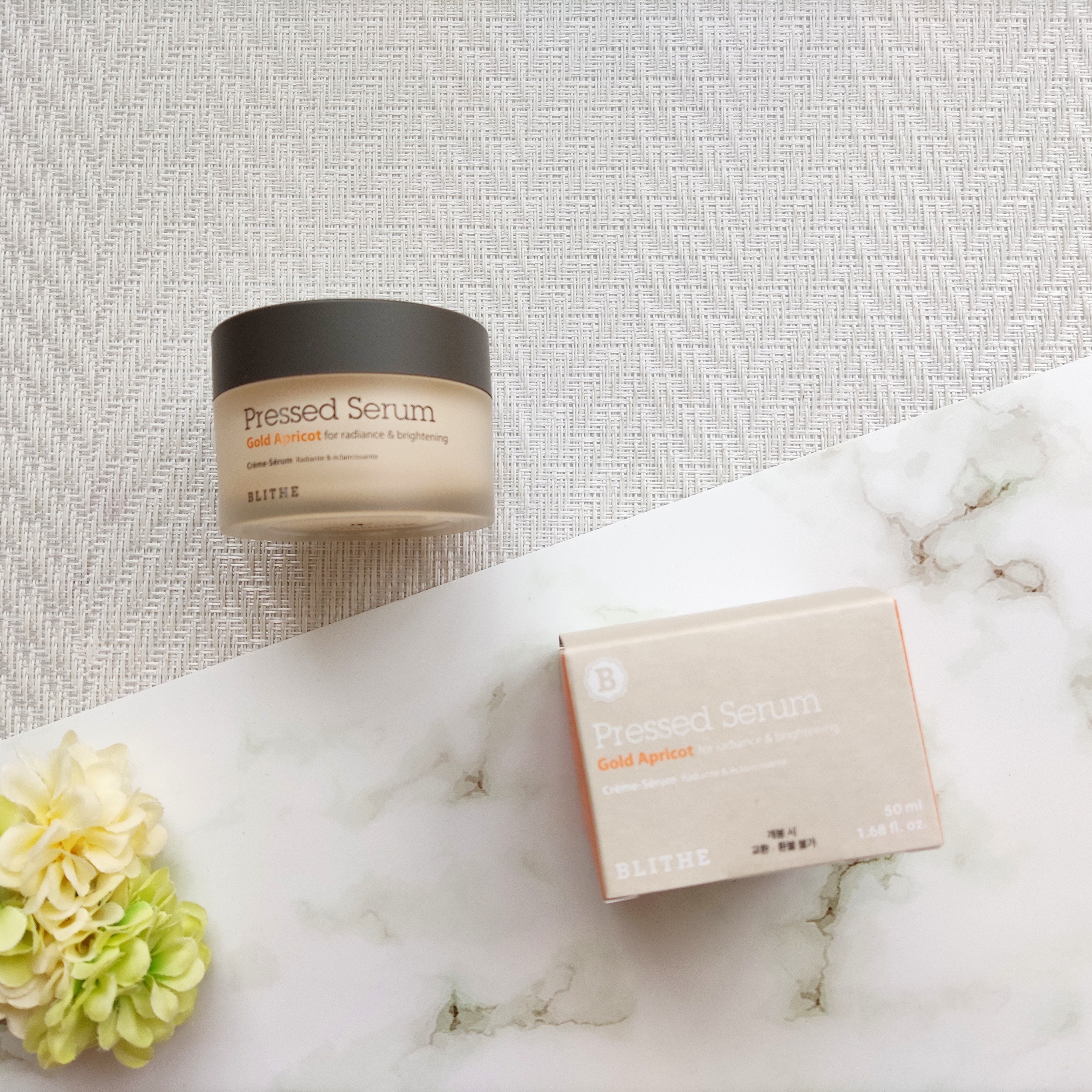 Pressed Serum Gold Apricot/BLITHE/美容液を使ったクチコミ（1枚目）