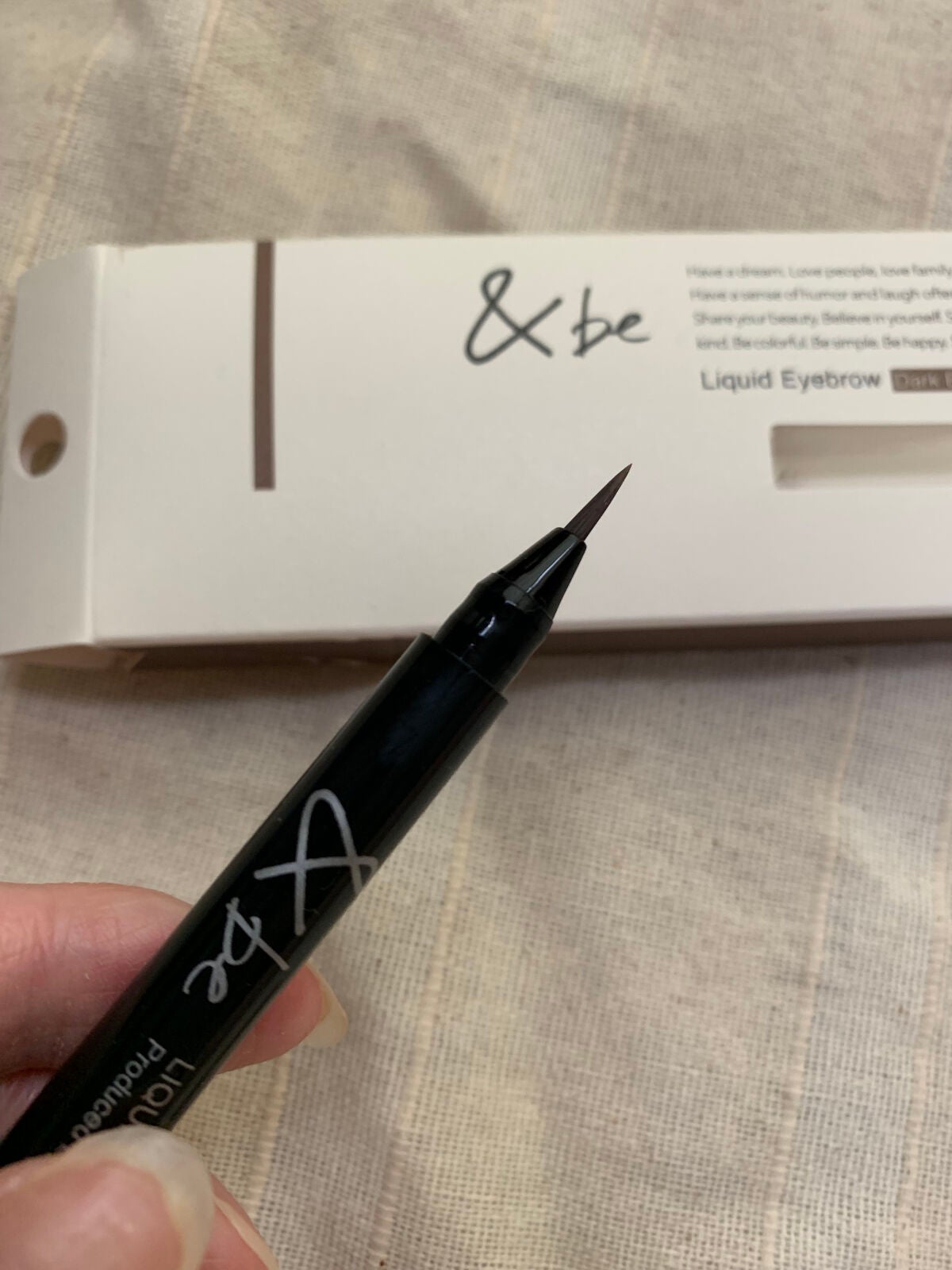 &be リキッドアイブロウ/&be/リキッドアイブロウを使ったクチコミ(2枚目)